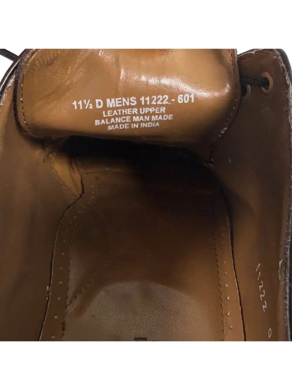 Florsheim Broxton Cap Toe Oxford Shoes Mens Size 11.5 D Black Leather